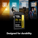 Lexar 128GB Professional 2000x UHS-II SDXC Memory Card (3-Pack)
