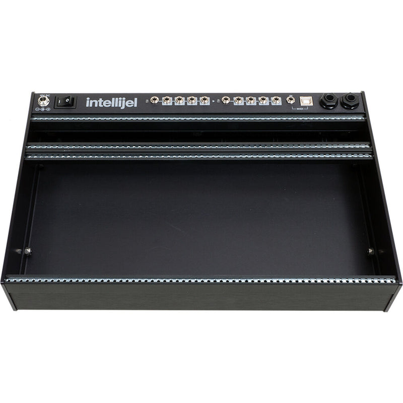 intellijel 4U Palette Case with 1U Row (62 HP, Stealth Black)
