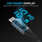 Sabrent USB-C to Lightning Cable with Smart Display (6.6', Black)