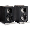 ELAC Debut ConneX DCB41 Two-Way Active Bookshelf Speakers (Black Ash, Pair)