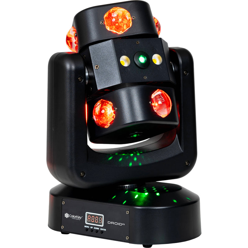 ColorKey Droid FX Multi-Effect Moving Head with LED Beams and Lasers