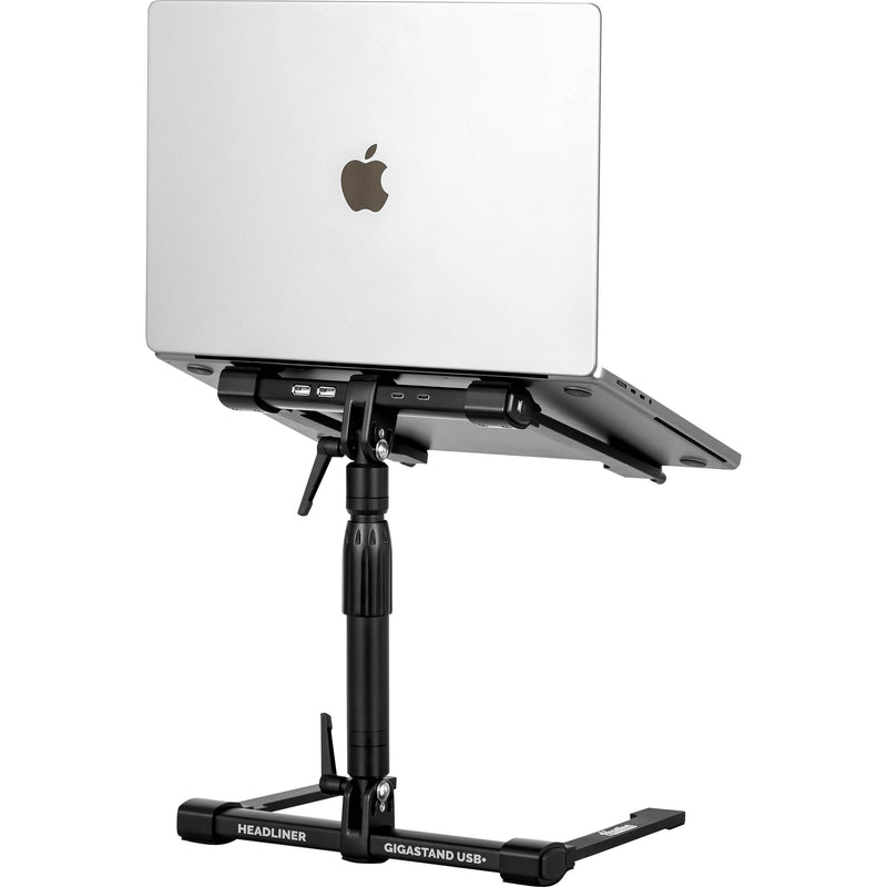 Headliner Gigastand USB+ DJ Laptop Stand with USB Hub