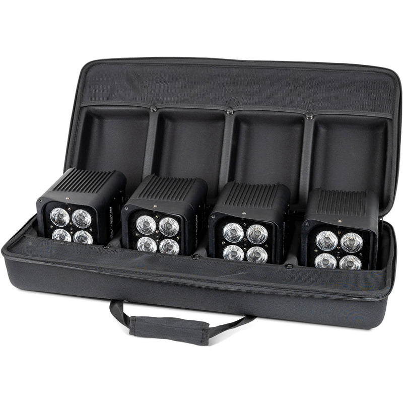 ColorKey AirPar HEX 4 Bundle with Hardshell Case (4-Pack)