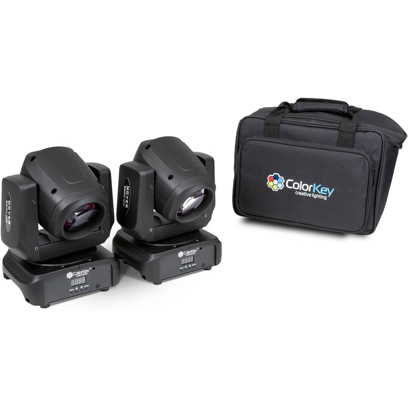 ColorKey Mover Beam 100 Bundle with Carrying Bag (2-Pack)