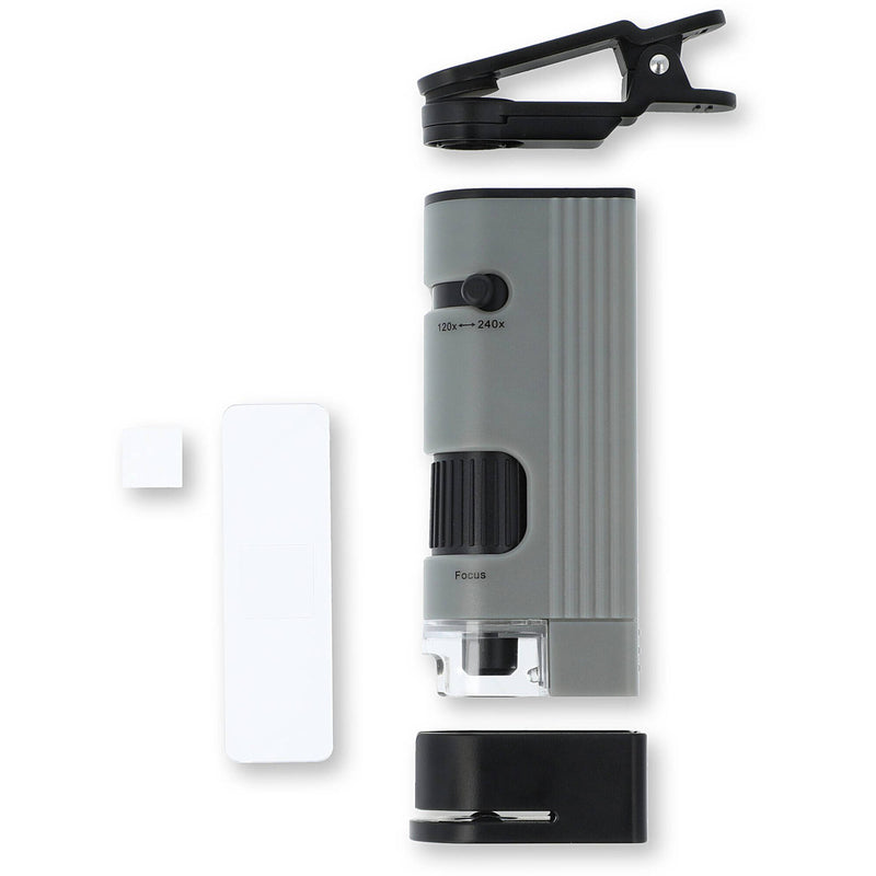 Carson MicroPic LED Pocket Microscope with Smartphone Adapter