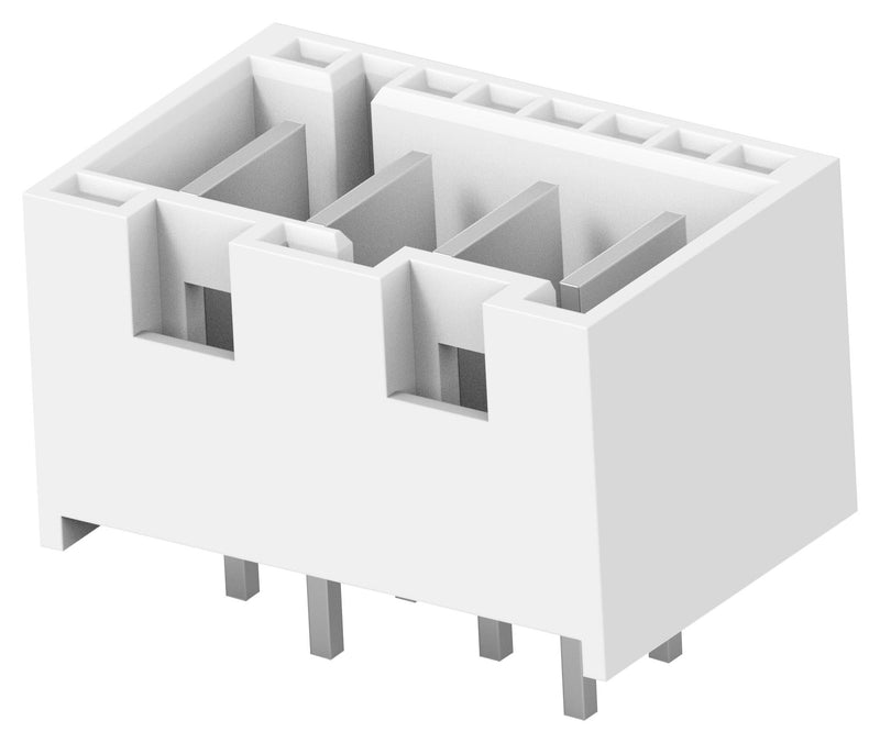 TE CONNECTIVITY 2390868-4 Rectangular Power Connector, 4 Contacts, RAST 5 Series, PCB Mount, Through Hole Straight, 5 mm
