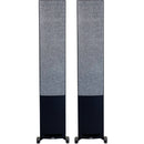 ELAC UFR52 Floorstanding Speakers (Satin Black with Walnut Sides, Pair)