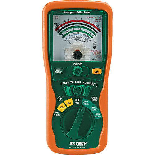 FLIR Extech 380320 Analog High-Voltage Megohmmeter