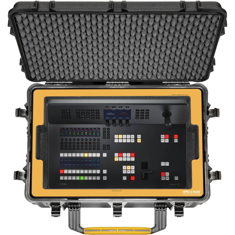 HPRC 2760W Wheeled Hard Case for Blackmagic Design ATEM Television Studio 4K8, HD8, HD8 ISO & ATEM Mic Converter