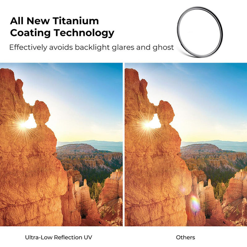 K&F Concept Nano-X Series Ultra-Low Reflection UV Filter (55mm)