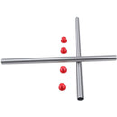 DigitalFoto Solution Limited 15mm Stainless Steel Rod Set for Camera Rig (11.8", Pair)