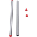 DigitalFoto Solution Limited 15mm Stainless Steel Rod Set for Camera Rig (11.8", Pair)