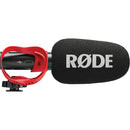 RODE VideoMic GO II-H Analog/USB Camera-Mount Shotgun Mic Outdoor Kit with Furry Windshield