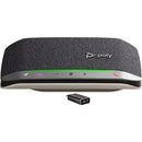 Poly Sync 20+ USB-C & Bluetooth Speakerphone (Silver, Microsoft Teams)