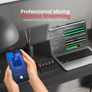 Pyle Pro PMAX4 4-Channel Compact Streaming Line Mixer with Bluetooth