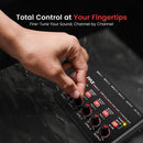 Pyle Pro PMAX4 4-Channel Compact Streaming Line Mixer with Bluetooth
