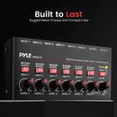 Pyle Pro PMAX6 6-Channel Compact Streaming Line Mixer with Bluetooth