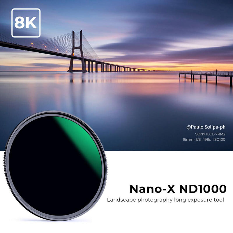 K&F Concept Nano-X Pro Green ND Filter (105mm, 10-Stop)