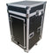 ProX T-18MRSS DJ Combo Flight Case with Wheels (18 RU Vertical Rack, 10 RU Top Mixer Rack)