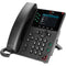 Poly VVX 350 6-Line IP Desk Phone with Power Adapter