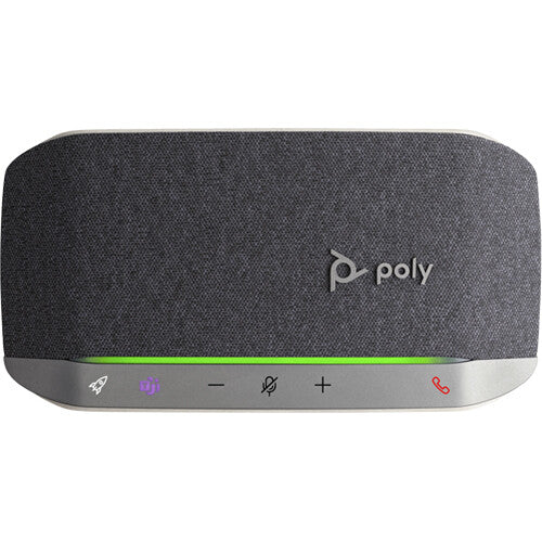 Poly Sync 20-M USB-C & Bluetooth Speakerphone (Silver, Microsoft Teams)