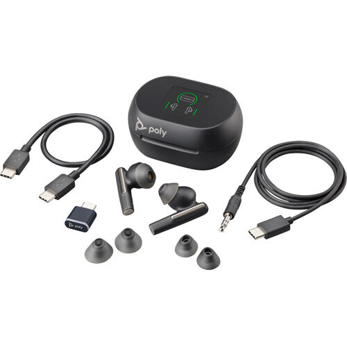 Poly Voyager Free 60+ UC Earbuds (Carbon Black)