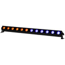 American DJ UBL12H RGBAL+UV Linear Light Bar with Diffusion Filter (12 LEDs)