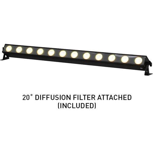 American DJ UBL12H RGBAL+UV Linear Light Bar with Diffusion Filter (12 LEDs)