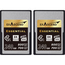 Exascend 240GB Essential Series CFexpress Type A Memory Card (2-Pack)