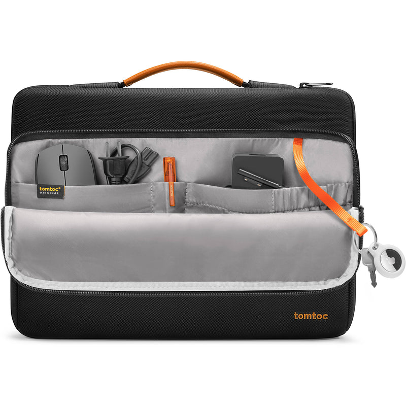 tomtoc 14" Defender-A14 Laptop Briefcase (Black)