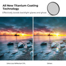 K&F Concept Nano-X Series Ultra-Low Reflection CPL Filter (62mm)
