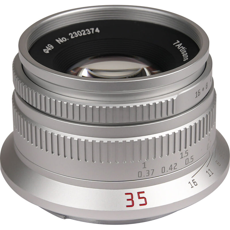 7artisans Photoelectric 35mm f/1.4 Lens for Canon RF (Silver)