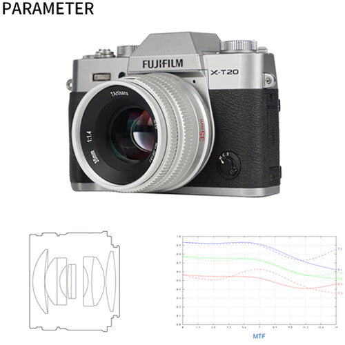 7artisans Photoelectric 35mm f/1.4 Lens for Canon RF (Silver)