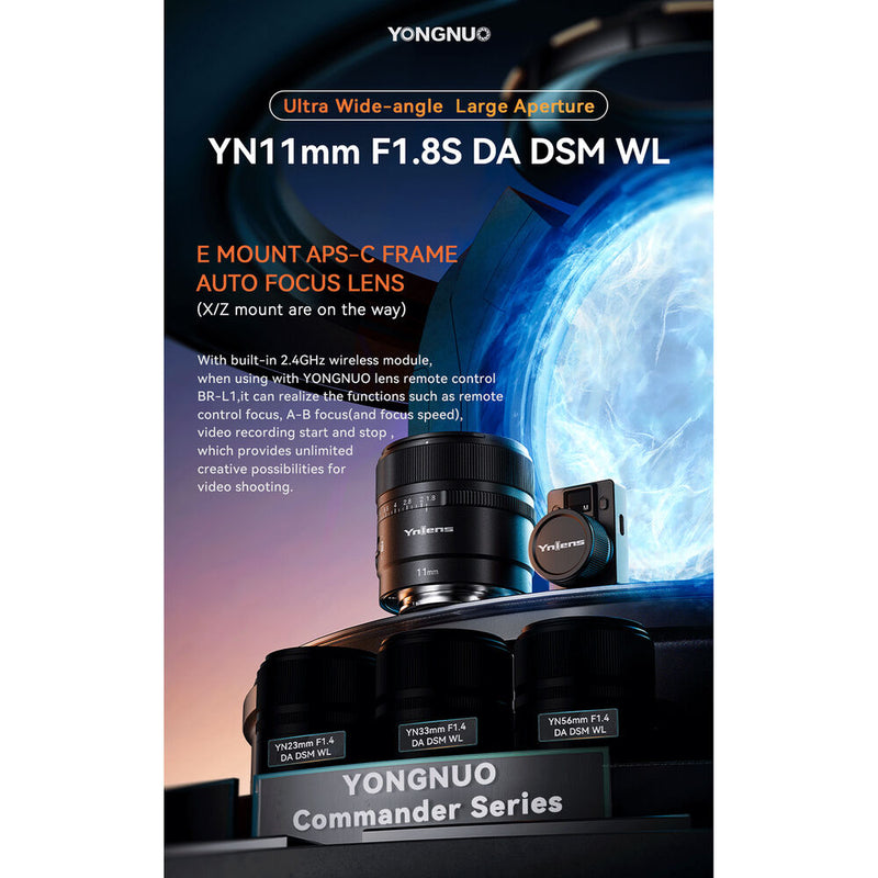 Yongnuo YN 11mm f/1.8S DA DSM WL Lens (Sony E)