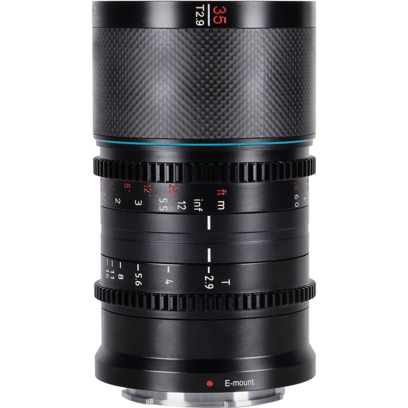 Sirui Saturn 35mm T2.9 1.6x Carbon Fiber Full-Frame Anamorphic Lens (Nikon Z, Neutral Flare)