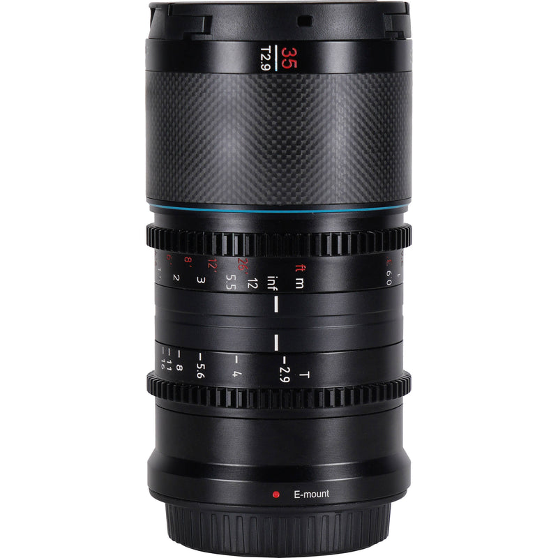 Sirui Saturn 35mm T2.9 1.6x Carbon Fiber Full-Frame Anamorphic Lens (Nikon Z, Neutral Flare)
