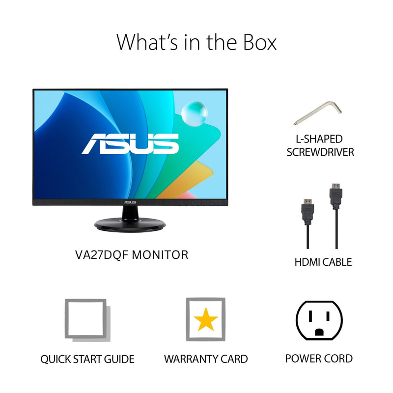 ASUS 27" VA27DQF Eye Care Monitor