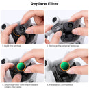 K&F Concept Nano-X Series Variable ND2-32 Filter with Green Coating for DJI Mini 4 Pro (1 to 5-Stop)
