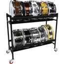 Gator Frameworks Two-Tier Snare Rack with Locking Casters