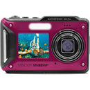 Minolta MN60WP Waterproof Dual Screen Digital Camera (Magenta)