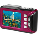 Minolta MN60WP Waterproof Dual Screen Digital Camera (Magenta)