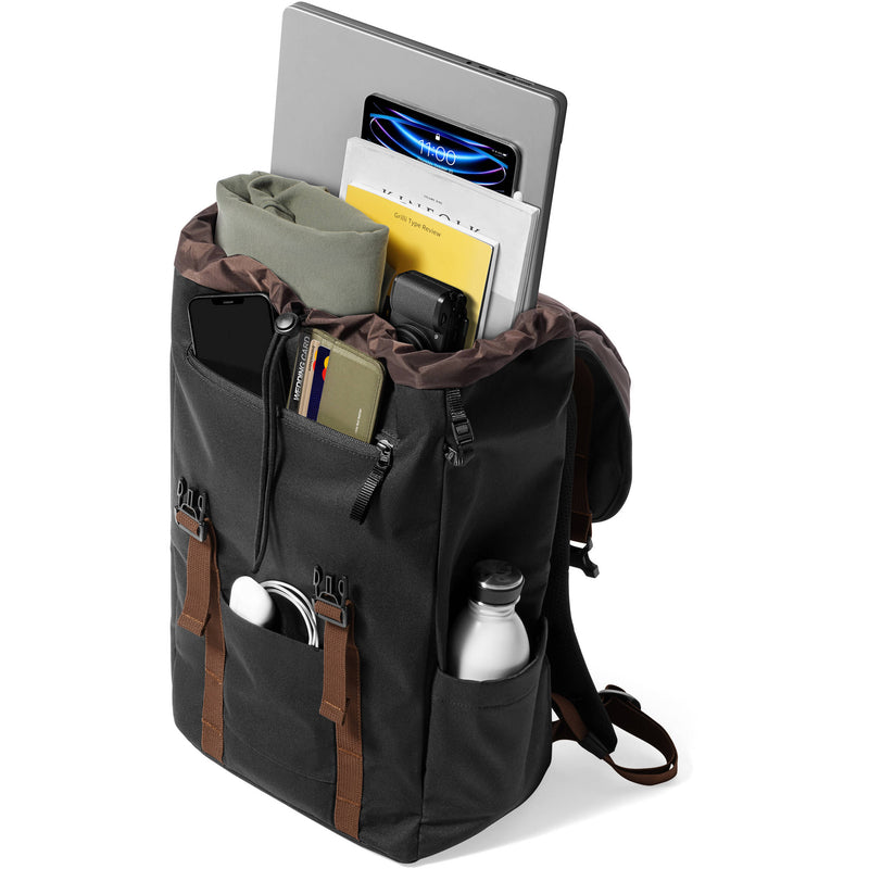 tomtoc VintPack-TA1 Laptop Backpack (Black, 22L)