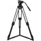 Camgear DV6P Fluid Head & T75/AL2 Aluminum Tripod System with Ground Spreader