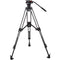 Camgear DV6P Fluid Head & T75/CF2 Carbon Fiber Tripod with Mid-Level Spreader System