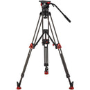 Camgear CF/MS Carbon Fiber Tripod with Mid-Level Spreader & Elite 10 Fluid Head System