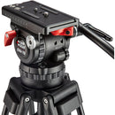 Camgear CF/MS Carbon Fiber Tripod with Mid-Level Spreader & Elite 10 Fluid Head System