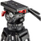 Camgear CF/MS Carbon Fiber Tripod with Mid-Level Spreader & Elite 10 Fluid Head System