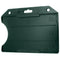 BRADY PEOPLE ID Rigid Plastic Horizontal Open-Face Card Holder (Frosted, 2.13 x 3.38", 50-Pack)