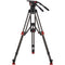 Camgear EFP CF/MS Carbon Fiber Tripod with Mid-Level Spreader & Elite 18 Fluid Head System