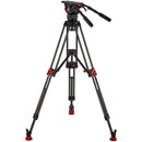 Camgear ENG CF/MS Carbon Fiber Tripod with Mid-Level Spreader & Elite 18 Fluid Head System